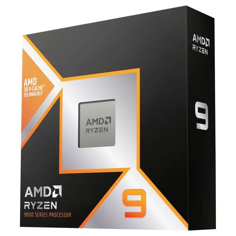 AMD CPU Ryzen 9 9950X3D 4.3GHz 16-core Socket AM5 WOF - u/køler